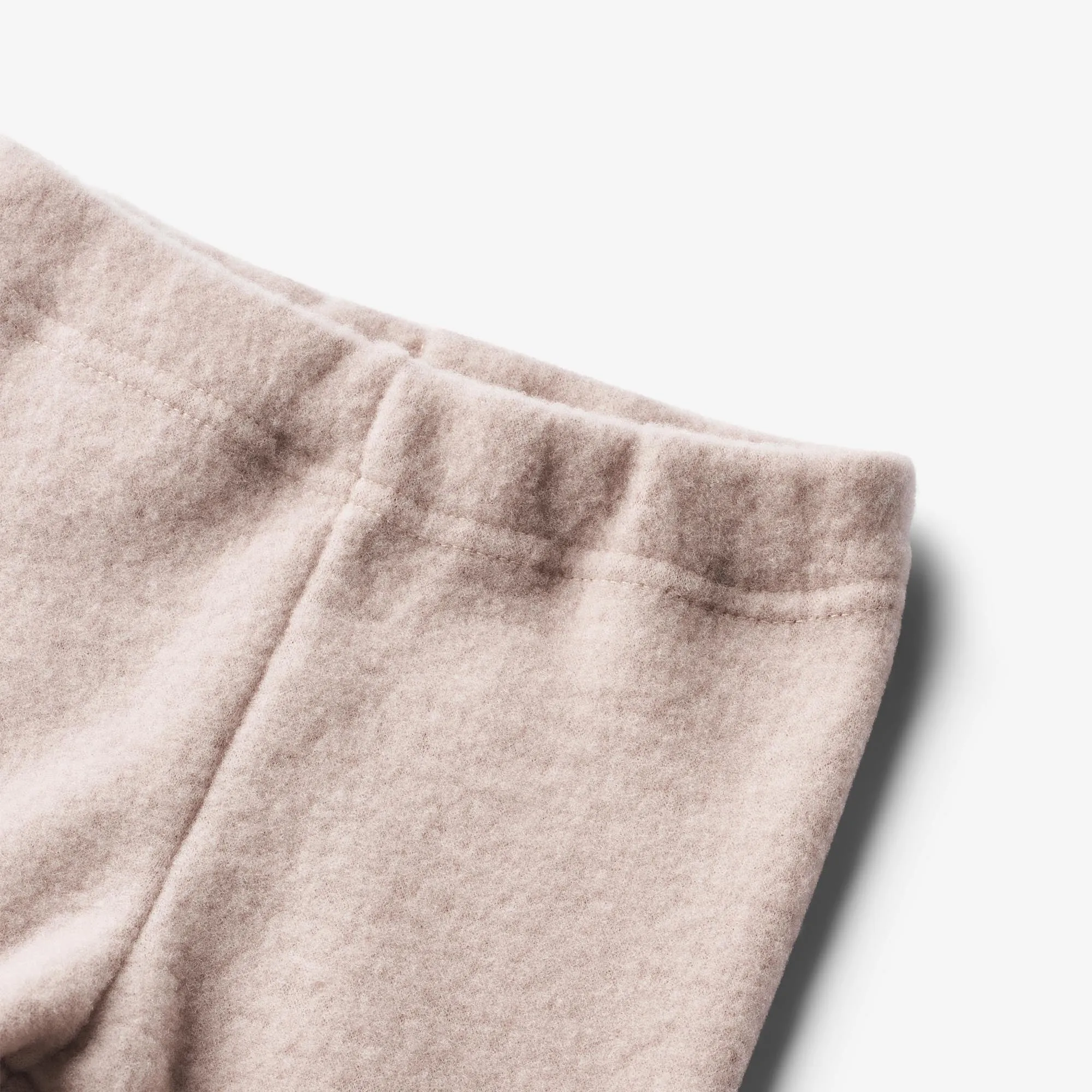 Wool Fleece Trousers Kinnie - dry rose