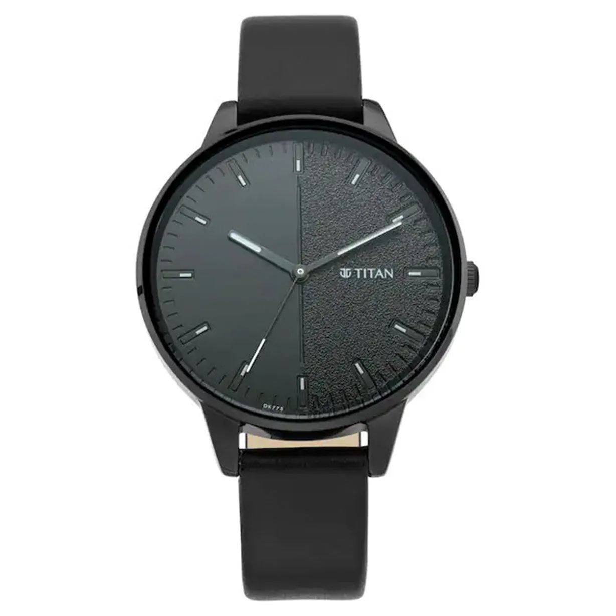 Workwear Analog Black Dial Leather