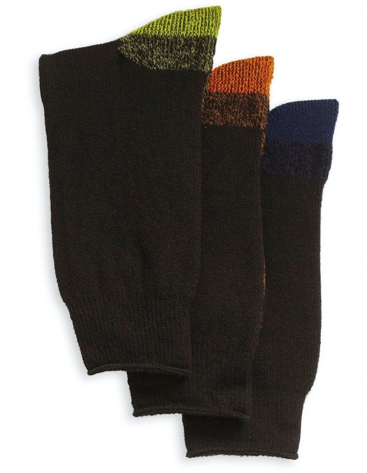 Workwear Crew Cotton Socks 12 Pack in Two Tone