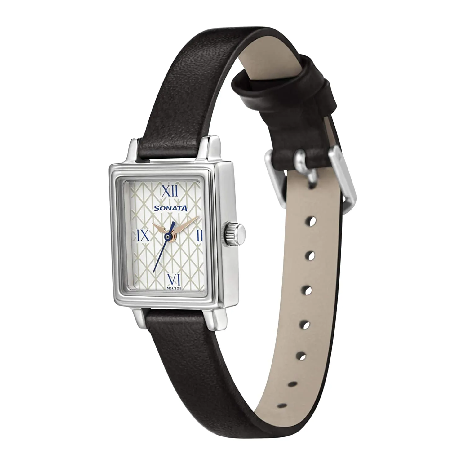 Workwear White Dial & Black Leather Strap