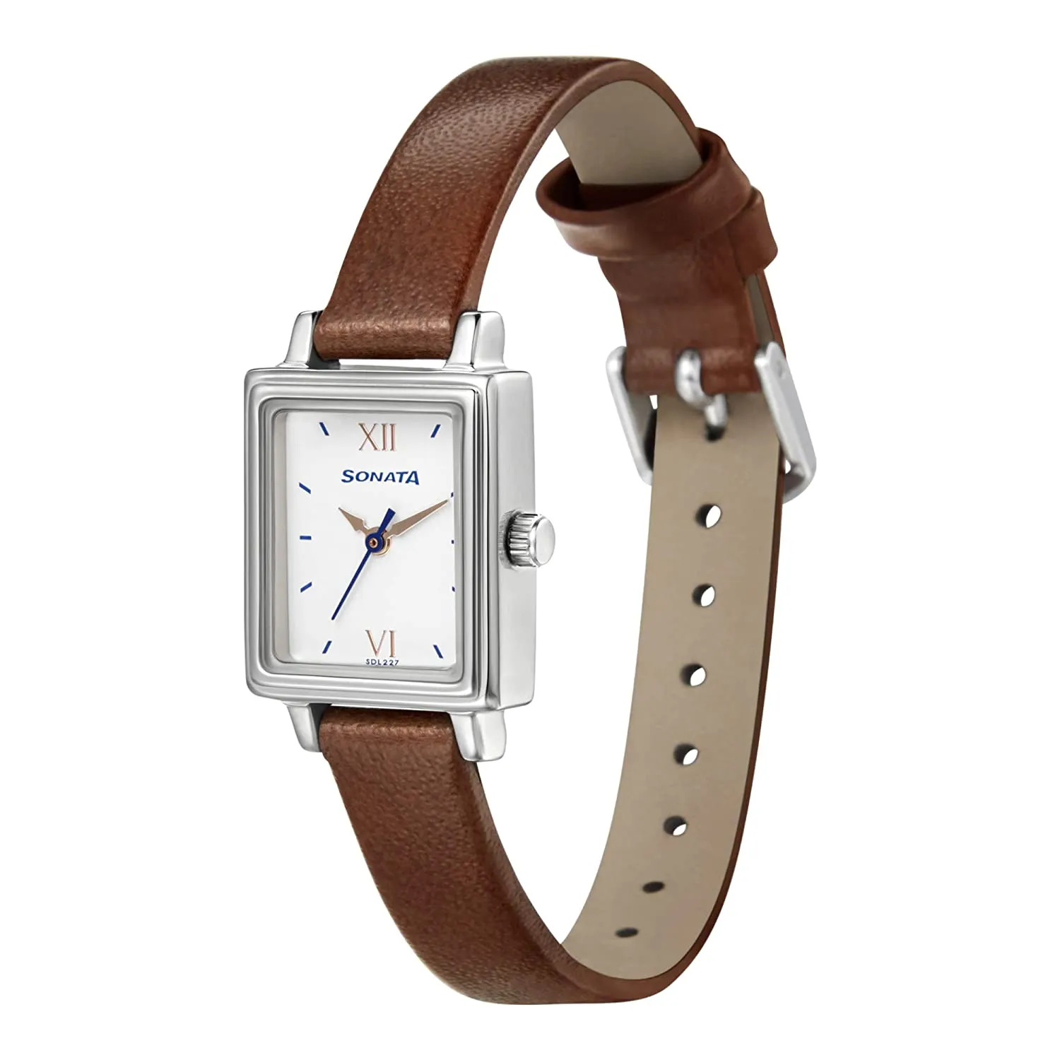 Workwear White Dial & Tan Leather Strap