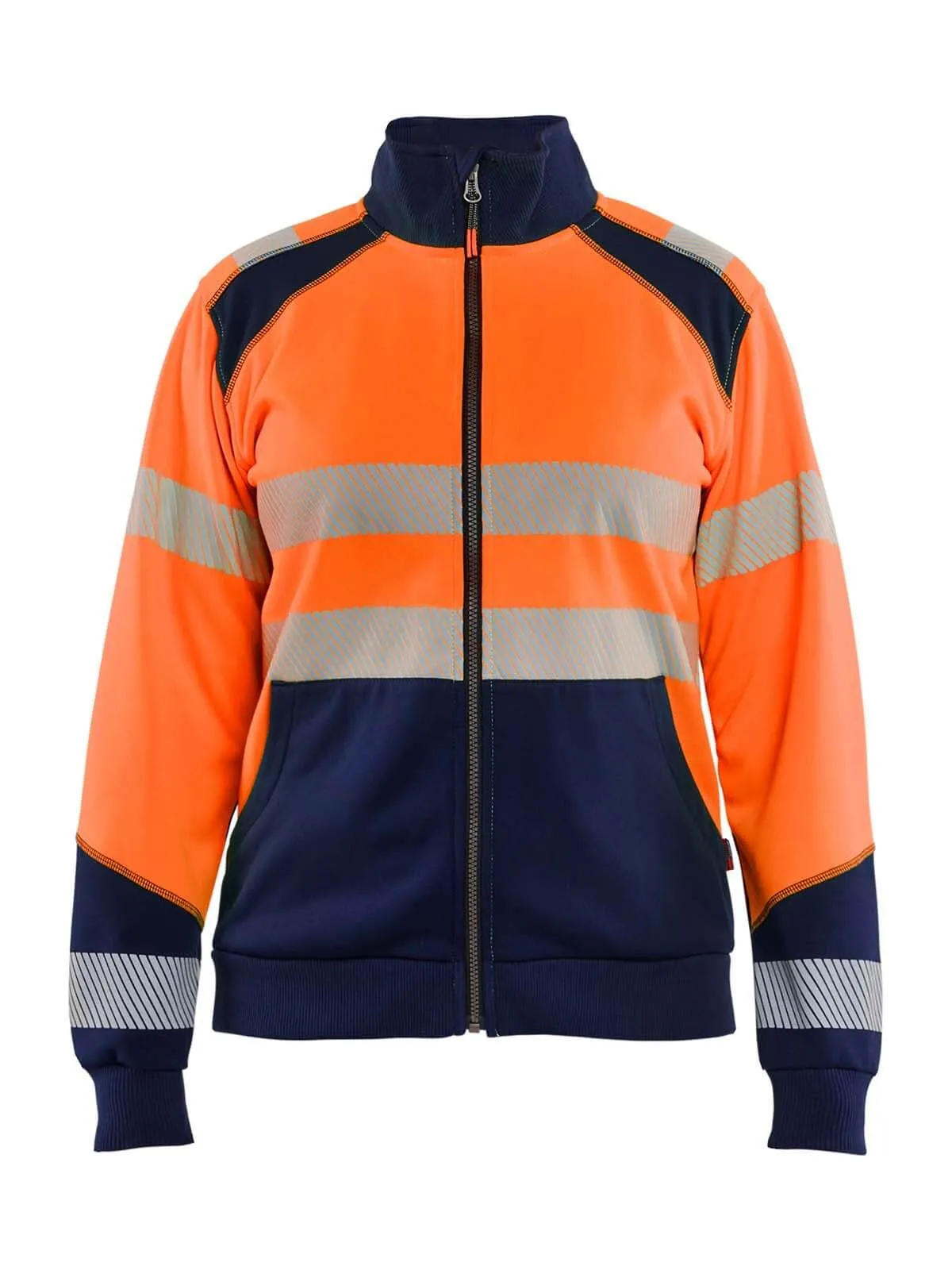  Blåkläder Work Vest High Vis Women 3508 Orange Navy