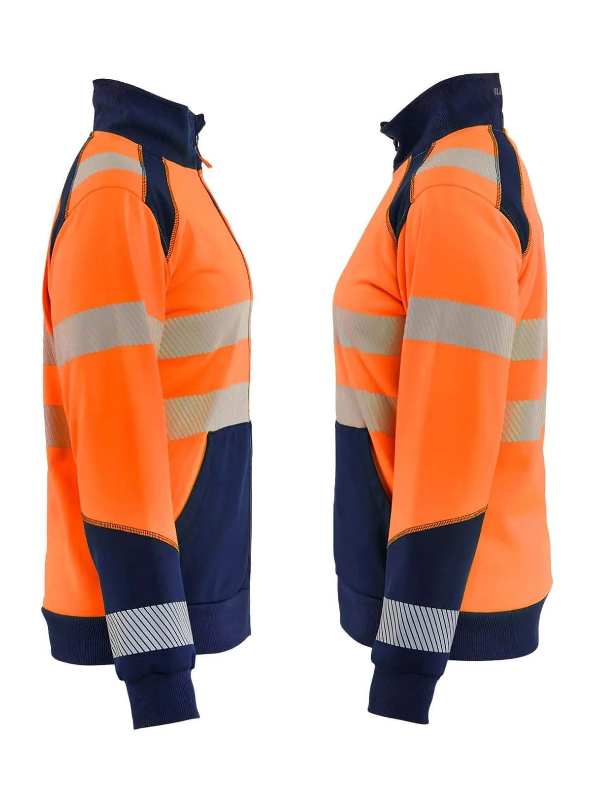  Blåkläder Work Vest High Vis Women 3508 Orange Navy