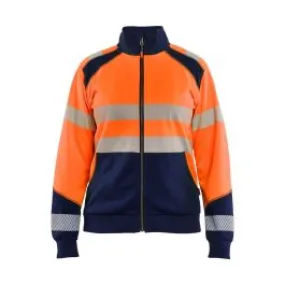  Blåkläder Work Vest High Vis Women 3508 Orange Navy