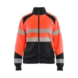  Blåkläder Work Vest High Vis Women 3508 Red Black