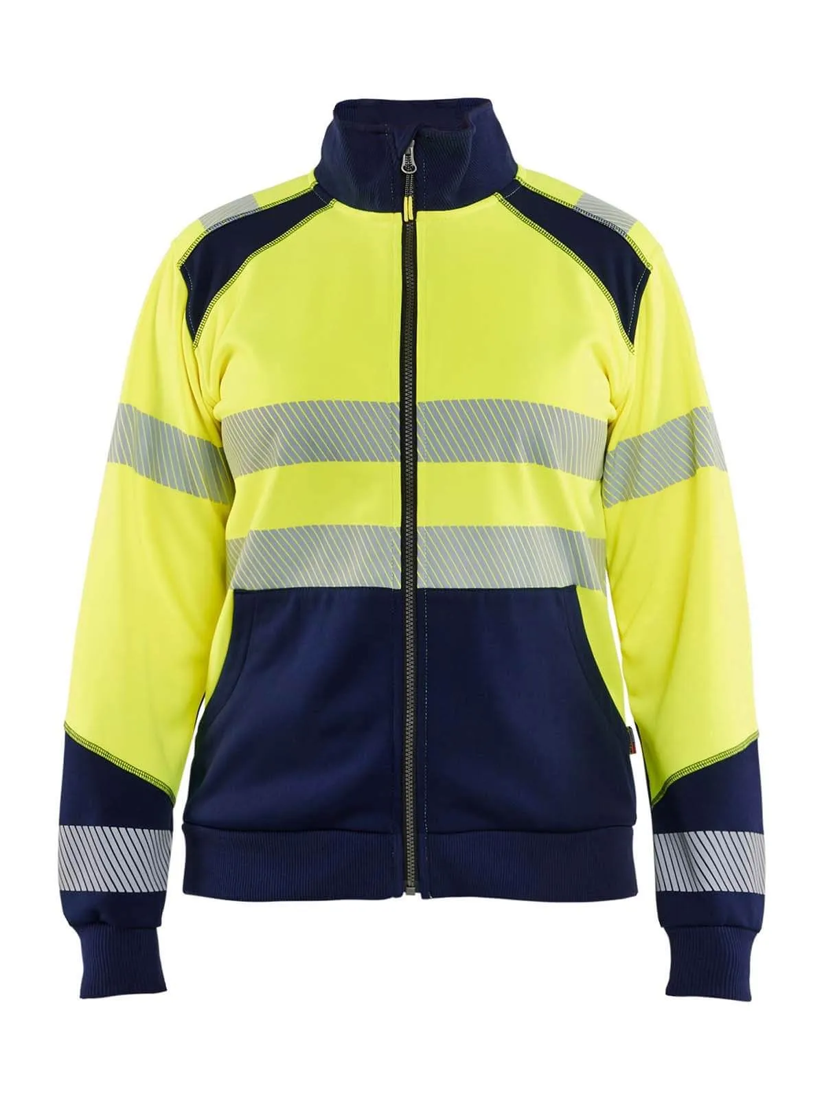  Blåkläder Work Vest High Vis Women 3508 Yellow Navy