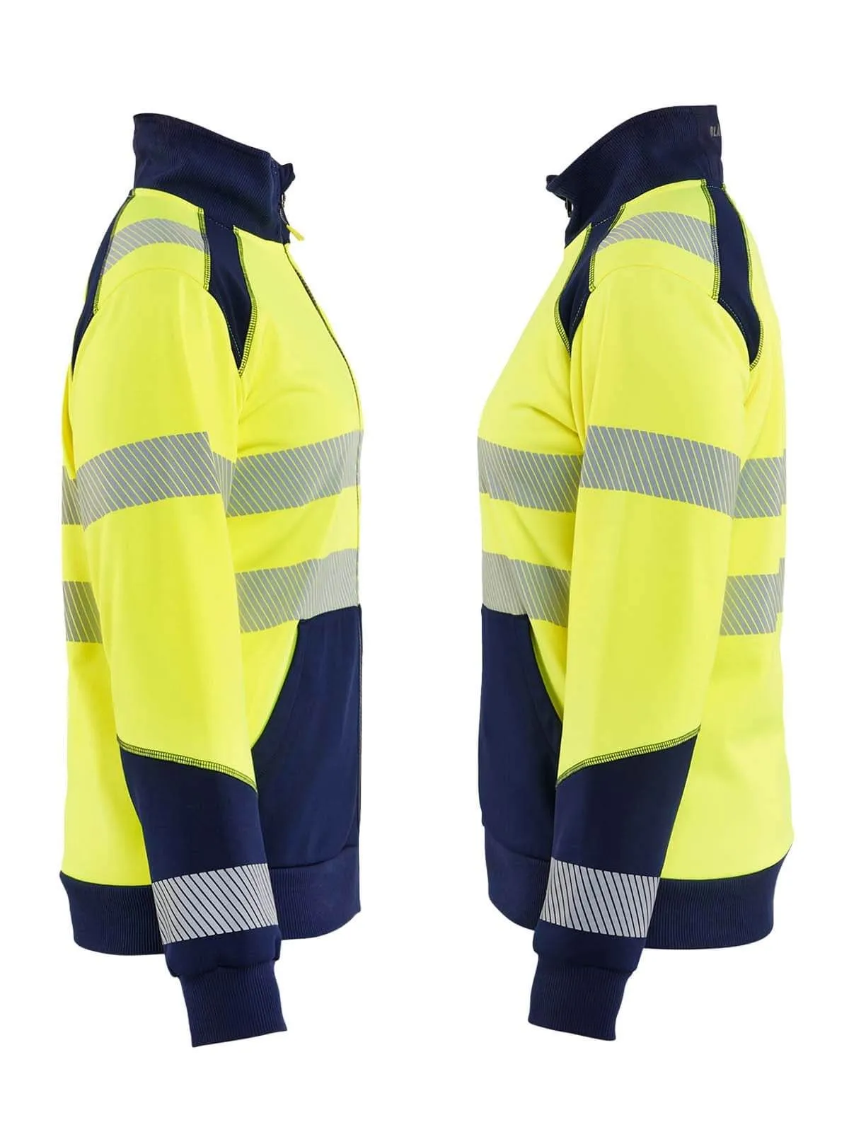  Blåkläder Work Vest High Vis Women 3508 Yellow Navy