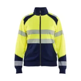  Blåkläder Work Vest High Vis Women 3508 Yellow Navy