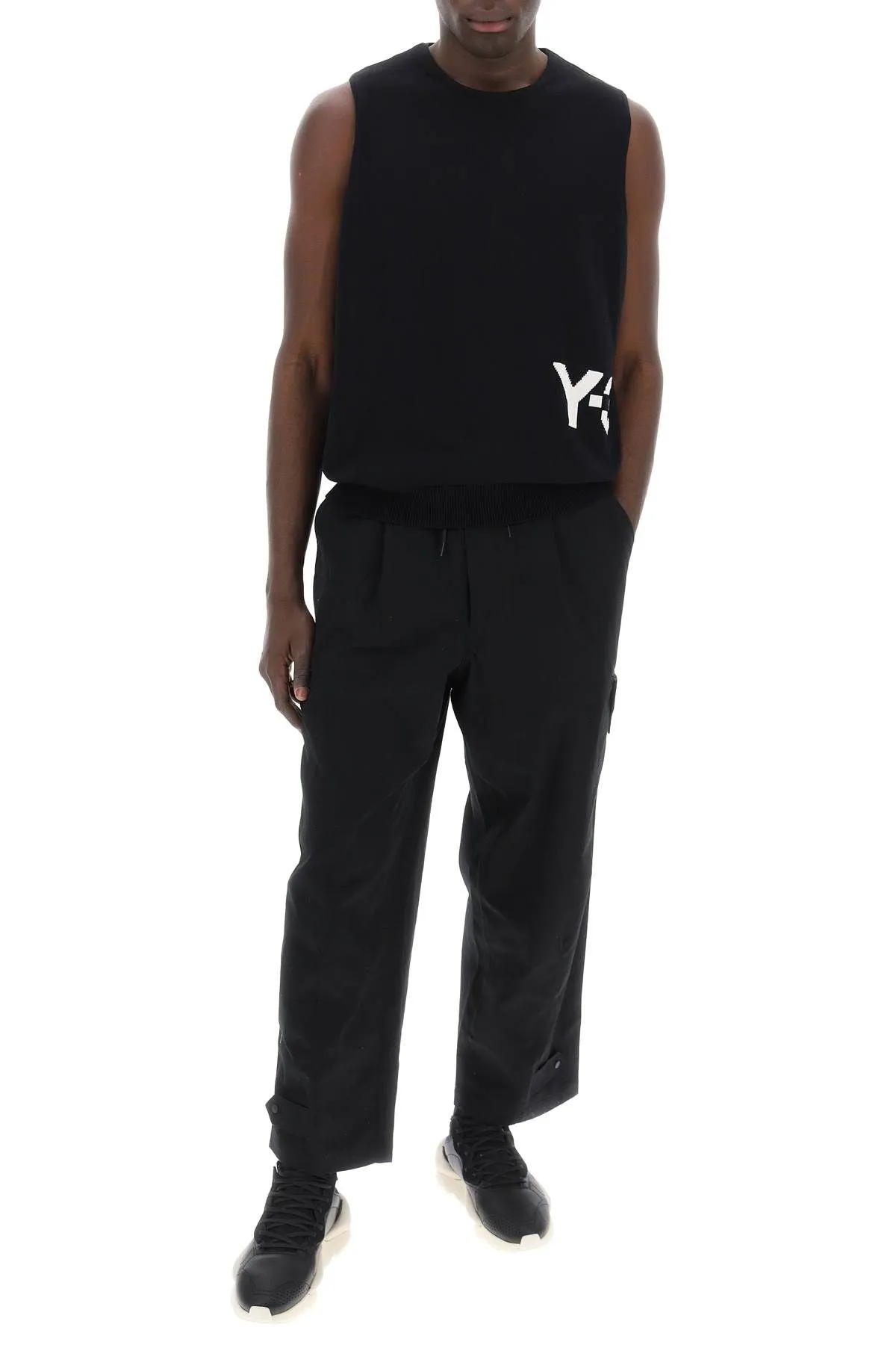 Y 3    Y 3 Knitted Logo Vest In Seven