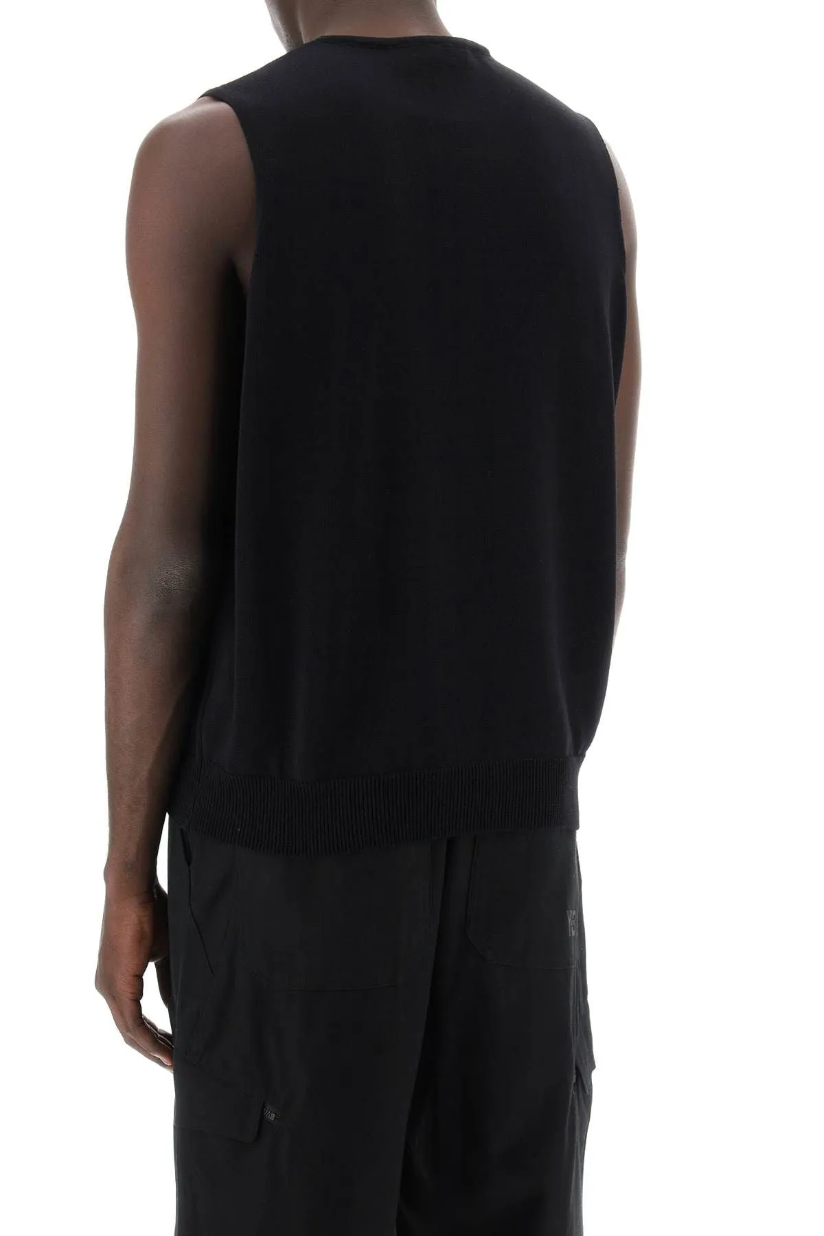 Y 3    Y 3 Knitted Logo Vest In Seven