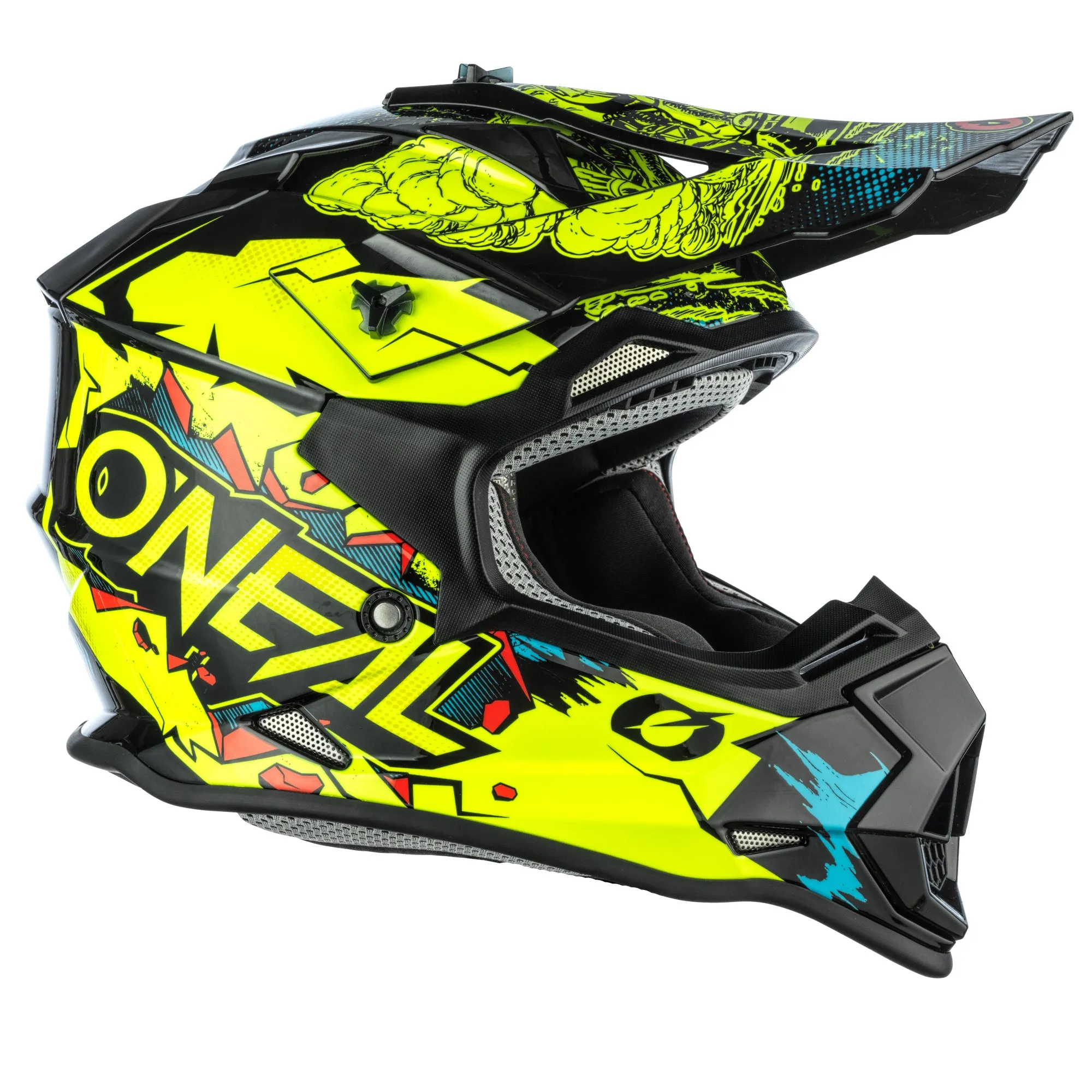 Youth 2 SRS Villain Helmet Neon Yellow