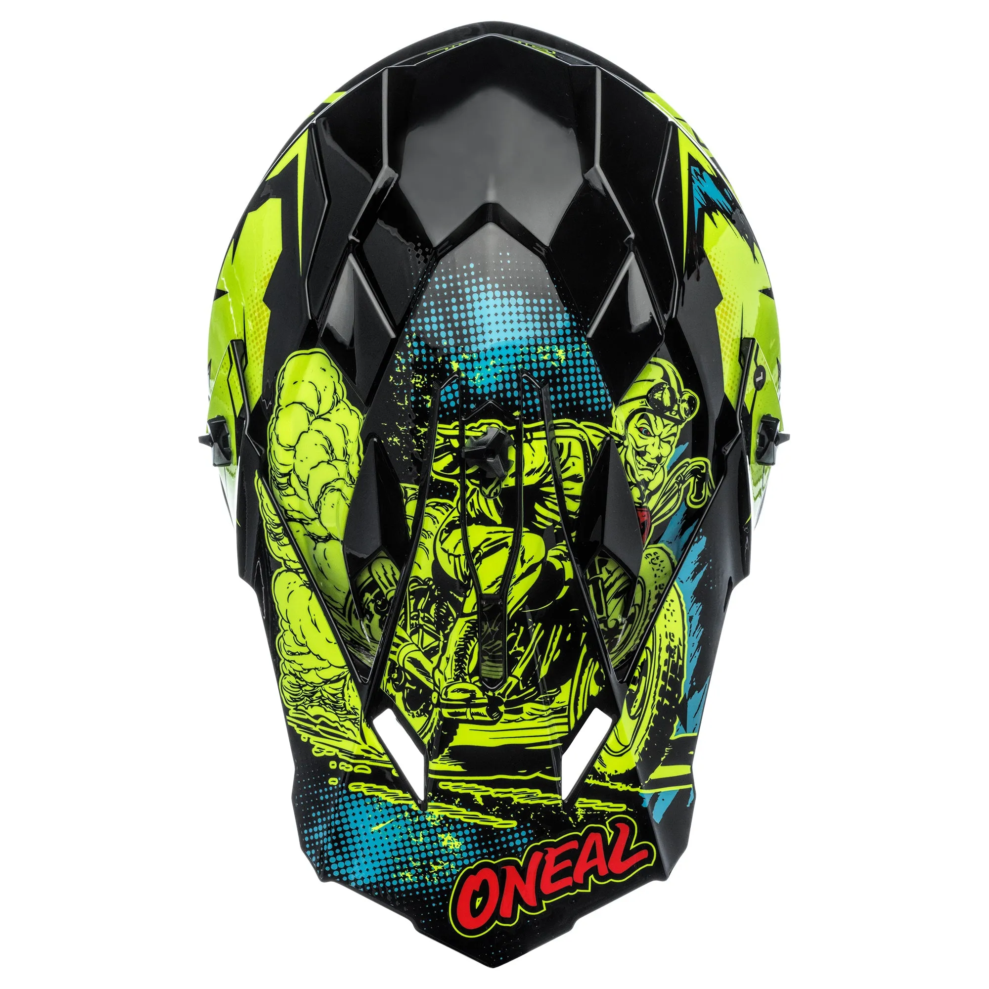 Youth 2 SRS Villain Helmet Neon Yellow