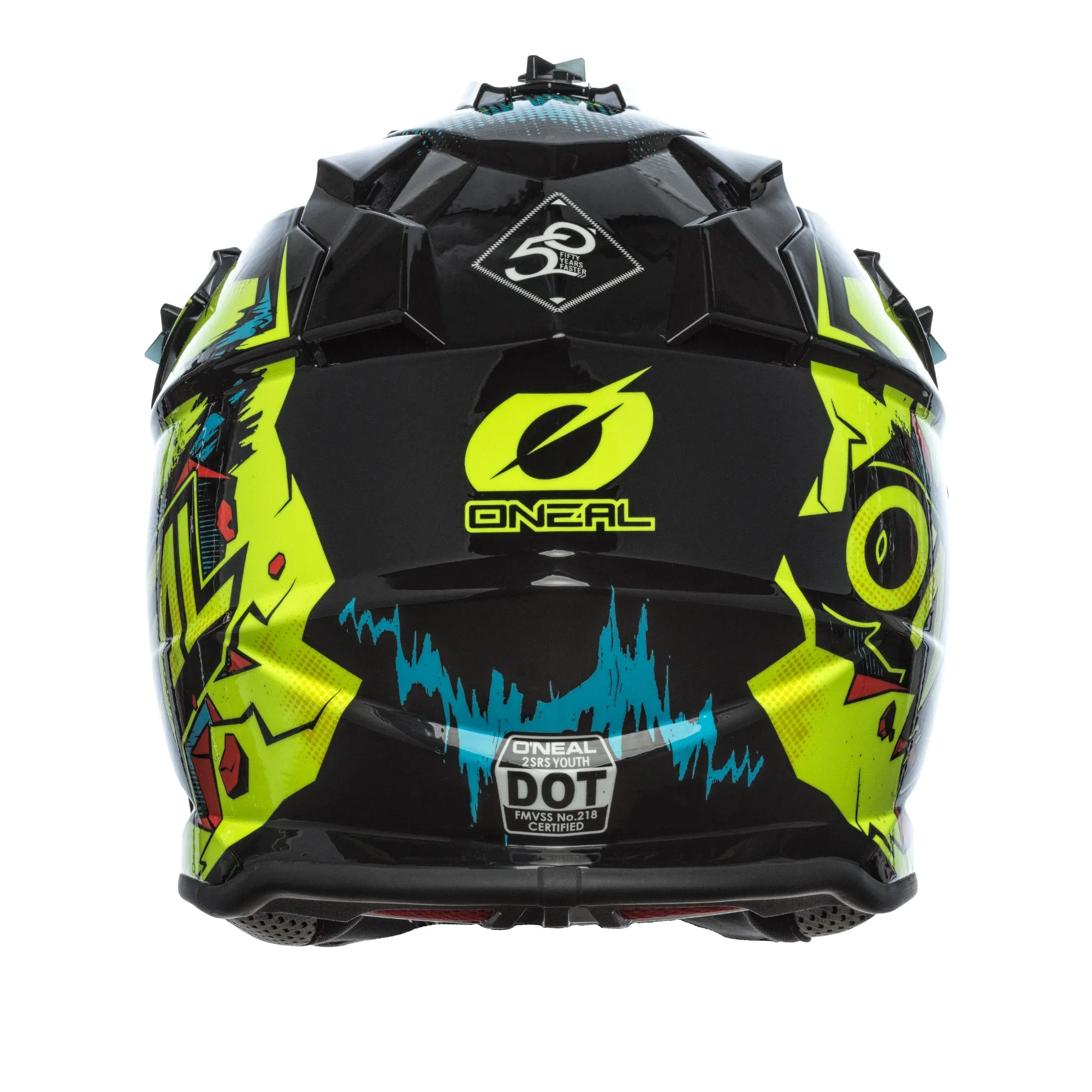 Youth 2 SRS Villain Helmet Neon Yellow