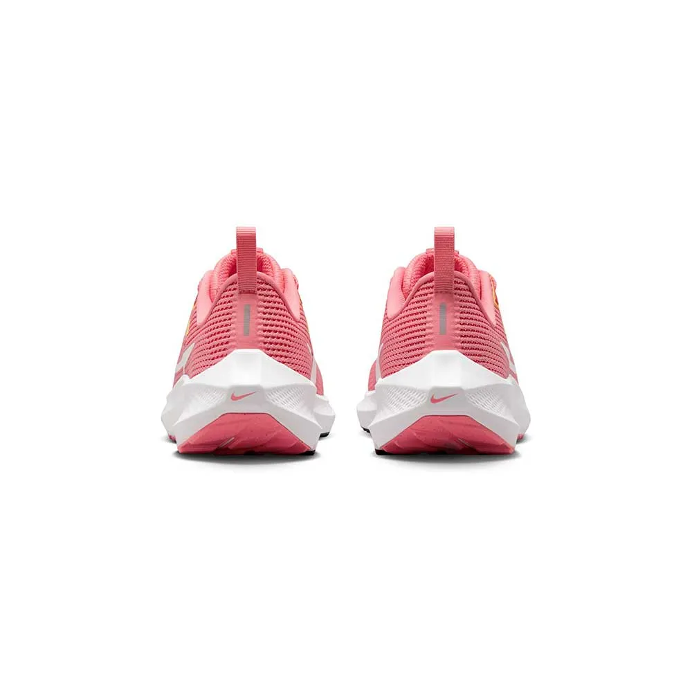 Youth Pegasus 40 Running Shoe- Coral Chalk/White/Citron Pulse - Regular (D)