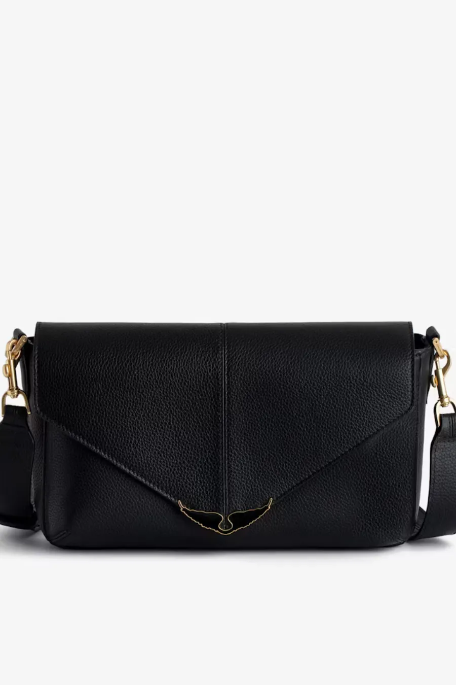 Zadig And Voltaire Borderline Daily Grained Leather Bag Noir