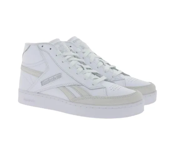 Zapatillas Reebok Club C Form Hi Top Mujer y Hombre Zapatos Retro de Cuero Genuino FZ6030 Blanco