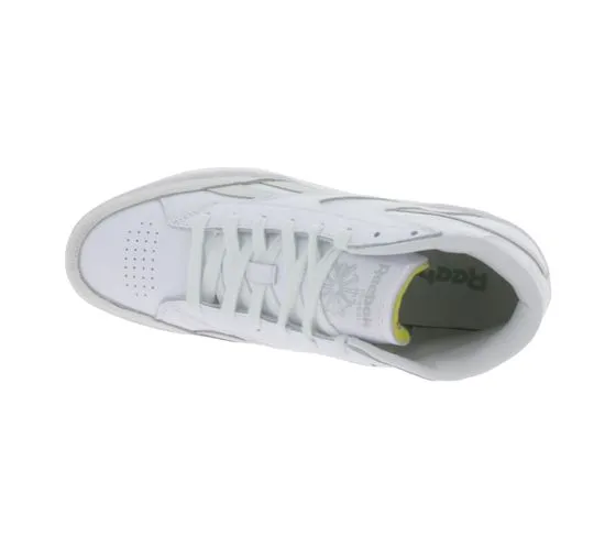 Zapatillas Reebok Club C Form Hi Top Mujer y Hombre Zapatos Retro de Cuero Genuino FZ6030 Blanco