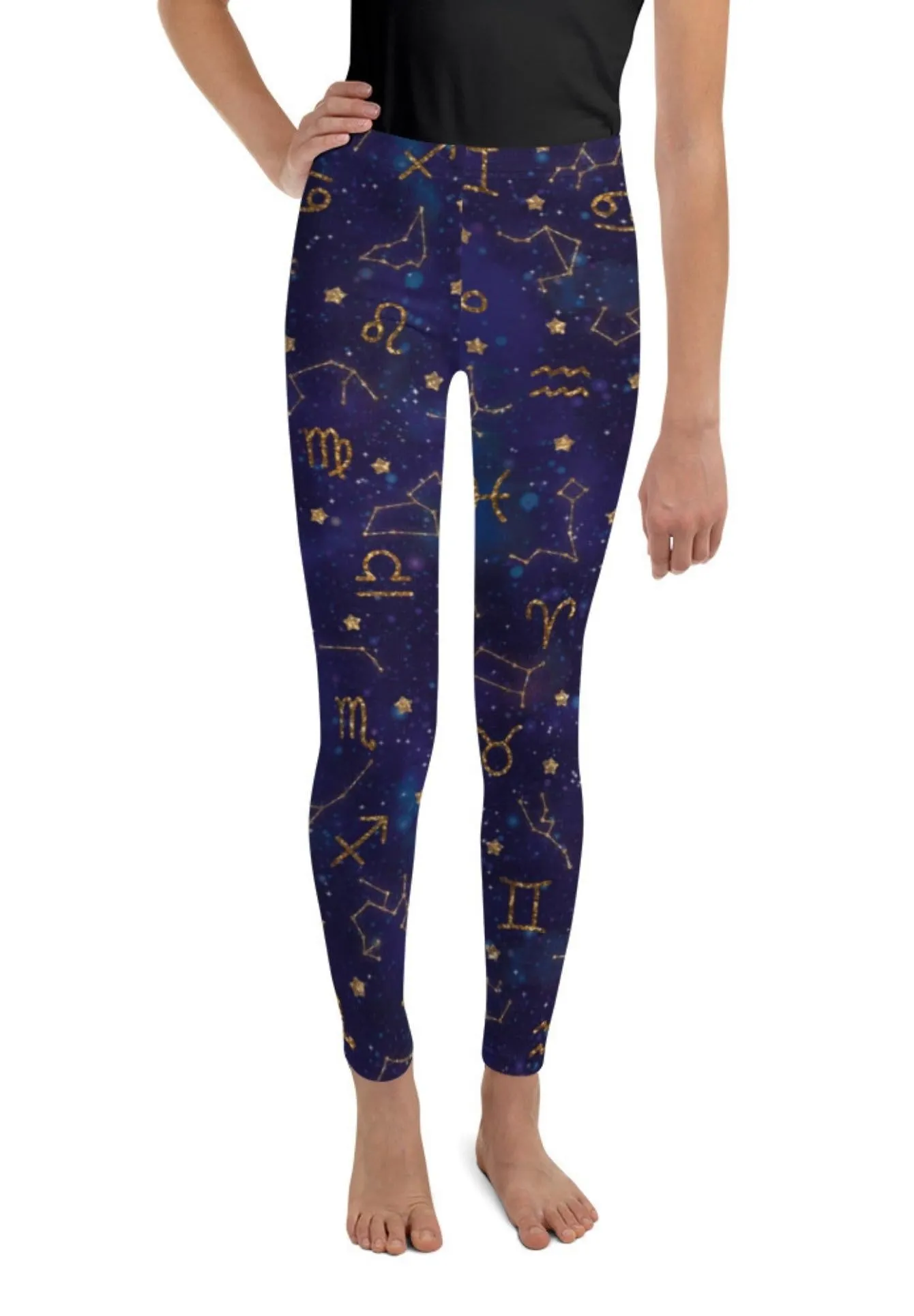 Zodiac Signs Youth Leggings